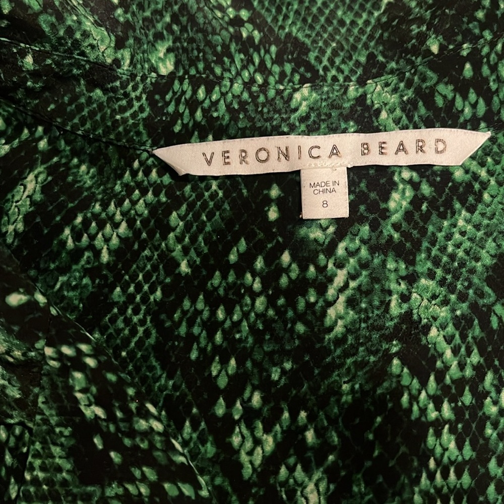 Like New Veronica Beard Merci Python Print Silk B… - image 4
